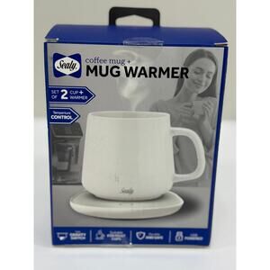New Sealy Coffe Mug/Mug Warmer Set.  KK570
